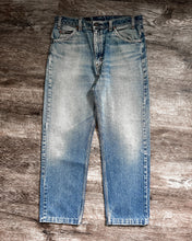 Load image into Gallery viewer, 1990s Levi&#39;s Well Worn Orange Tab 505 - Size 34 x 28
