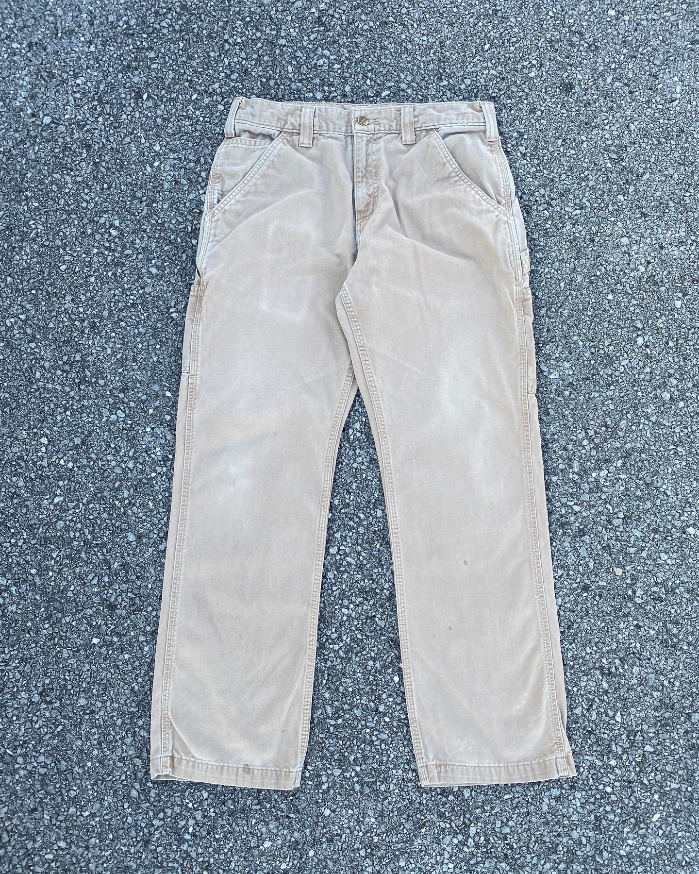 1990s Carhartt Cotton Twill Khaki Pants - Size 31 x 29