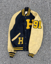 Load image into Gallery viewer, 1980s &quot;H&quot; Varsity Jacket - Size Medium/Large
