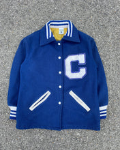 Load image into Gallery viewer, 1980s Varsity Letterman Peacoat - Size Medium
