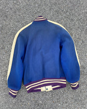 Load image into Gallery viewer, 1960s EHS Sun Faded Reversible Wool/Satin Varsity Jacket - Size Medium
