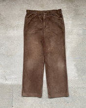 Load image into Gallery viewer, 1970&#39;s Mocha Corduroy Pants with Talon Zip - Size 34 x 30
