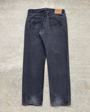 Load image into Gallery viewer, 1990s Washed Black Levi&#39;s 501 - Size 33 x 31
