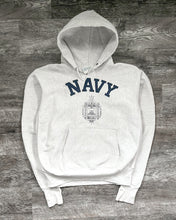 Load image into Gallery viewer, 1990s Navy Reverse Weave Hoodie - Size Large
