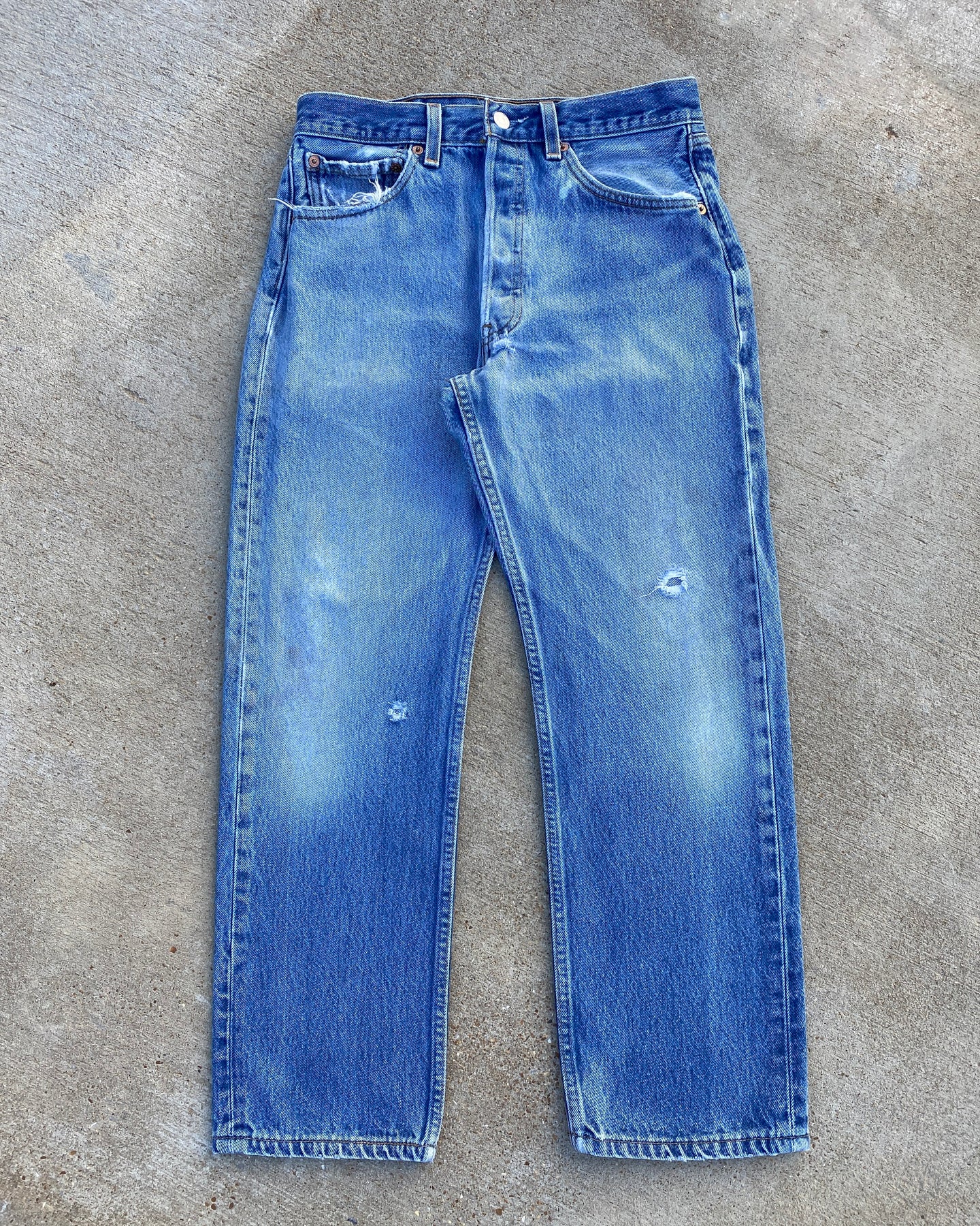 1990s Levi's Well Worn 501 - Size 29 x 28