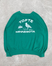 Load image into Gallery viewer, 1980s Tofte Minnesota Raglan Crewneck - Size Large
