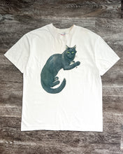 Load image into Gallery viewer, 1990s Black Cat Beefy Tee - Size Large
