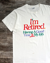Load image into Gallery viewer, 1990s I&#39;m Retired Single Stitch Tee - Size Large
