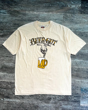 Load image into Gallery viewer, 1980s Beergut Single Stitch Cream Tee - Size Large
