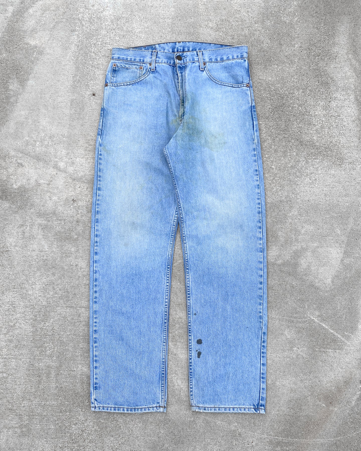 1990s Levi's Dirt Wash 505 with Removed Pocket - Size 32 x 31