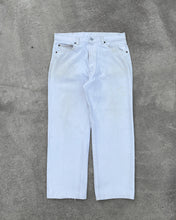 Load image into Gallery viewer, 1980s Levi&#39;s Eggshell White 501 - Size 34 x 27
