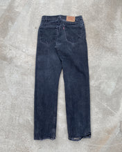 Load image into Gallery viewer, 1990s Levi&#39;s Distressed Washed Black 505 - Size 31 x 32
