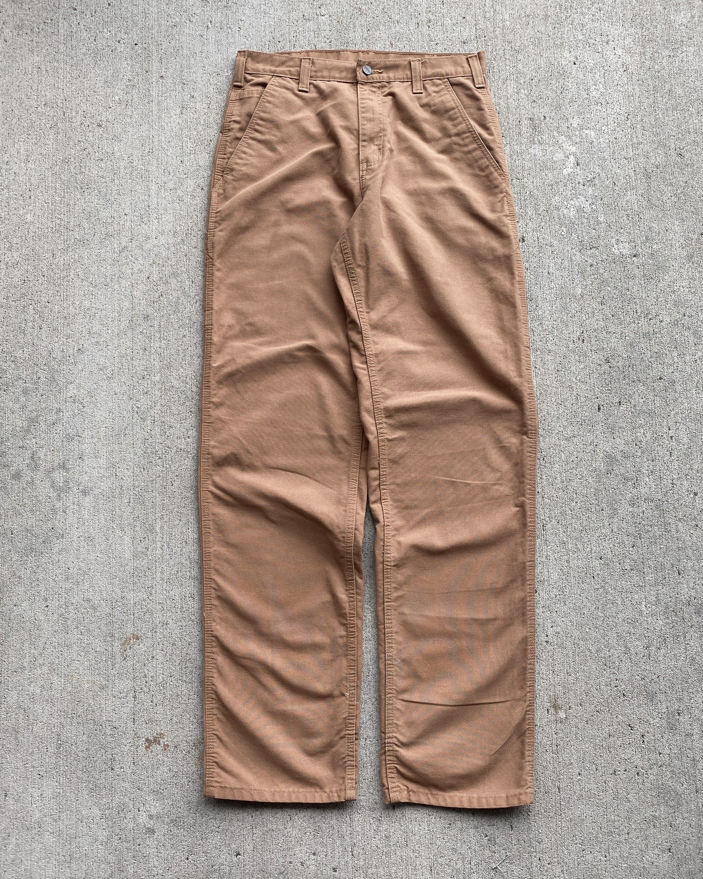 1990s Carhartt Clay Canvas Work Pant - Size 32 x 36