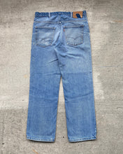 Load image into Gallery viewer, 1970s Levi&#39;s Paint Distressed Orange Tab 517 with Talon Zip - Size 34 x 29
