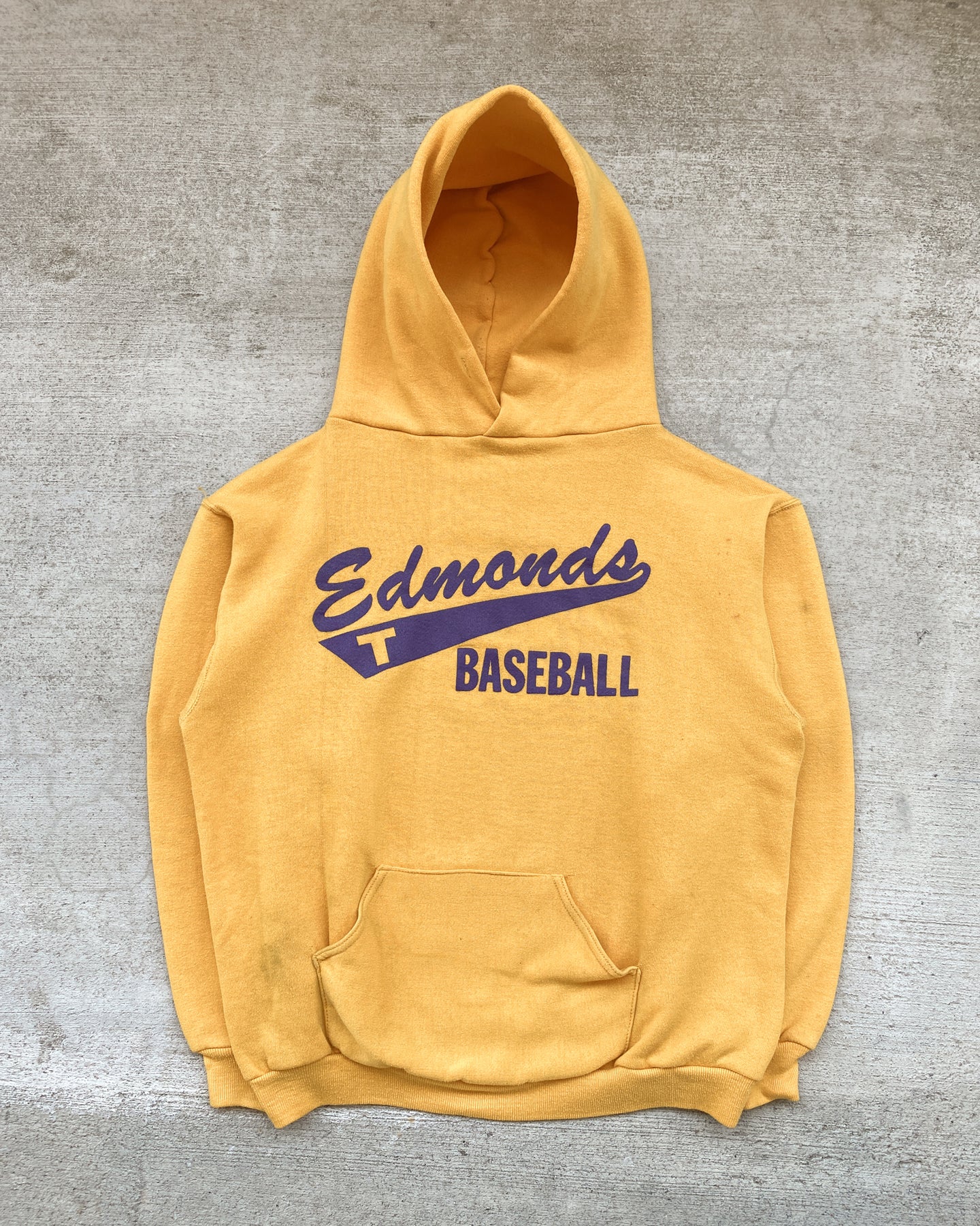 1970s Russell Athletic Edmonds Baseball Hoodie - Size Large